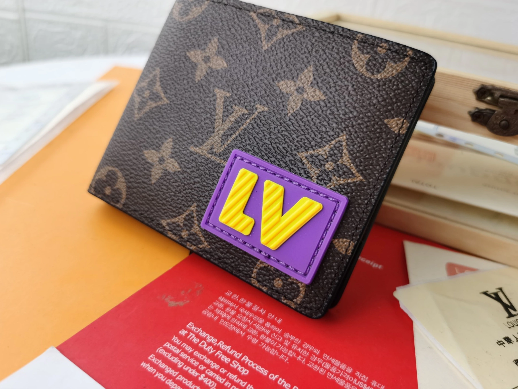 Compact 5133 Louis Vuitton LV Wallets For Unisex - Image 4