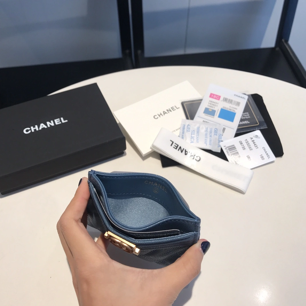 Durable 3313 Chanel AAA Quality Card Case For Women - Image 6