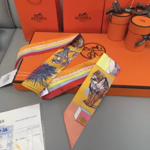 Flexible 1184 Hermes Silk Scarf