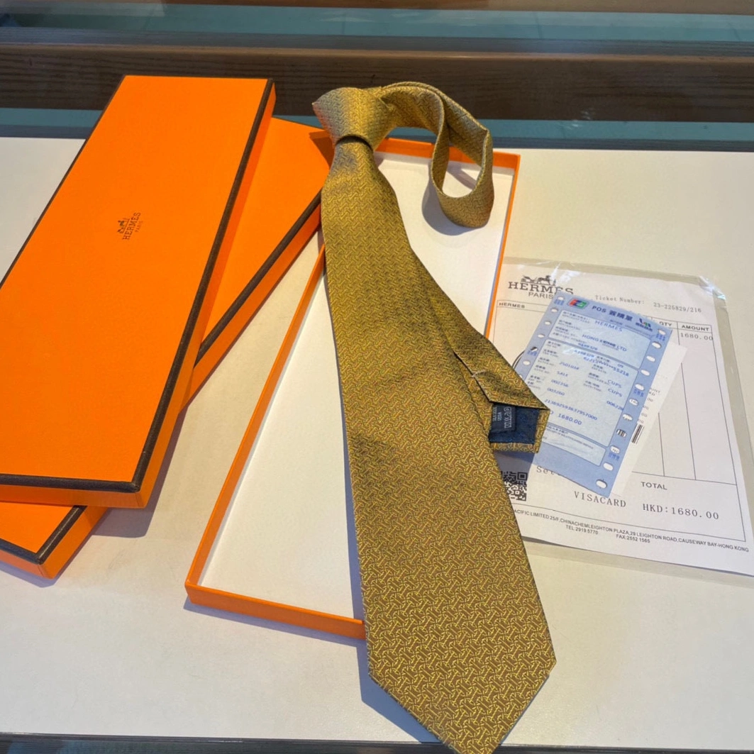 Hermes Necktie For Men Practical 6702