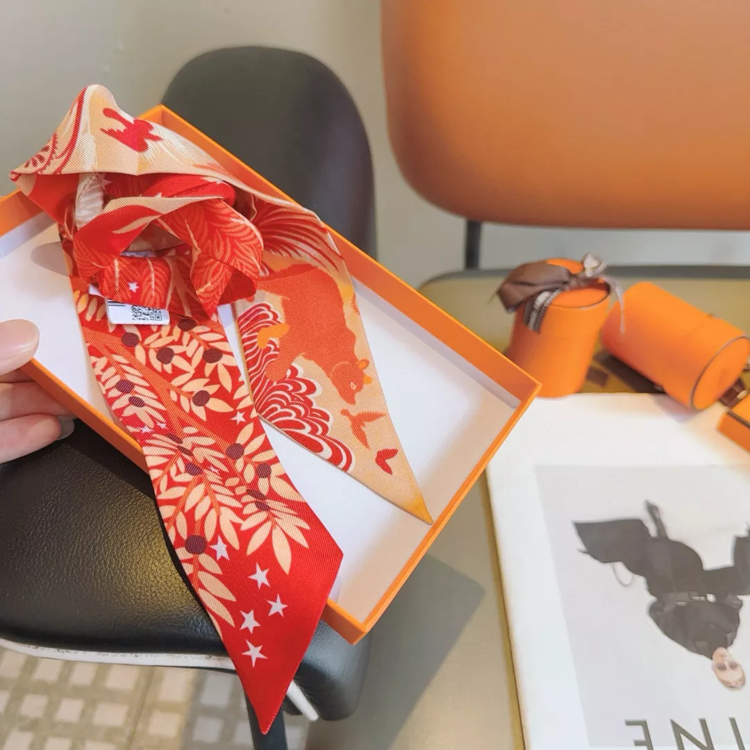 Hermes Silk Scarf Breathable 8097