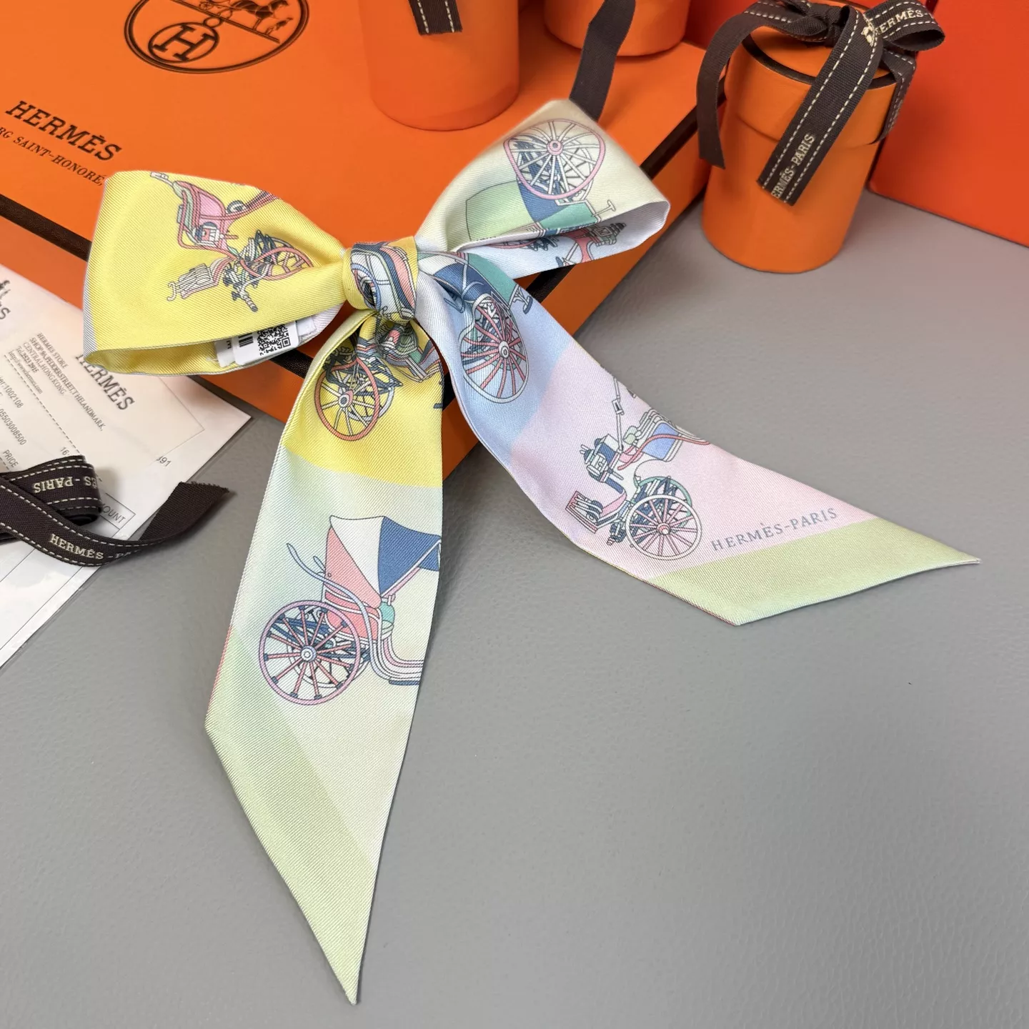 Hermes Silk Scarf Efficient 390 - Image 3