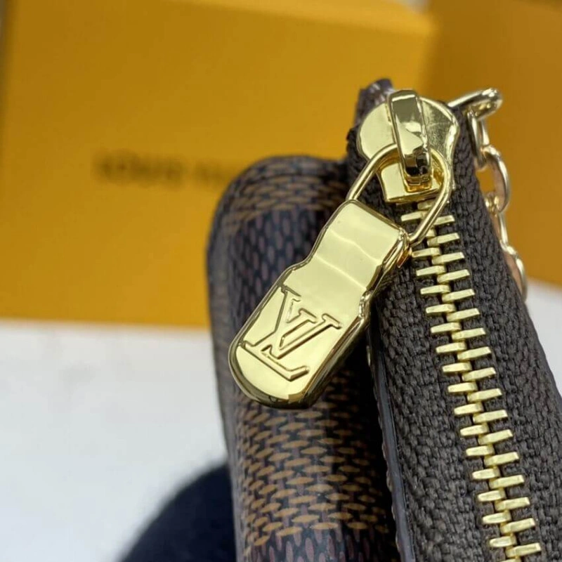 3 card sl Louis Vuitton Damier Ebene Card Holder Recto Verso Pink - Image 7