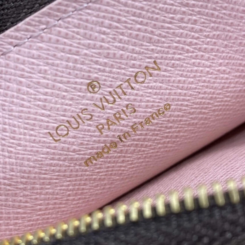 3 card sl Louis Vuitton Damier Ebene Card Holder Recto Verso Pink - Image 9