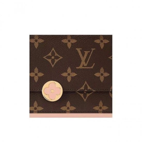 Louis Vuitton Flore Wallet Pink M67405 Fuchsia M64585 - Image 5
