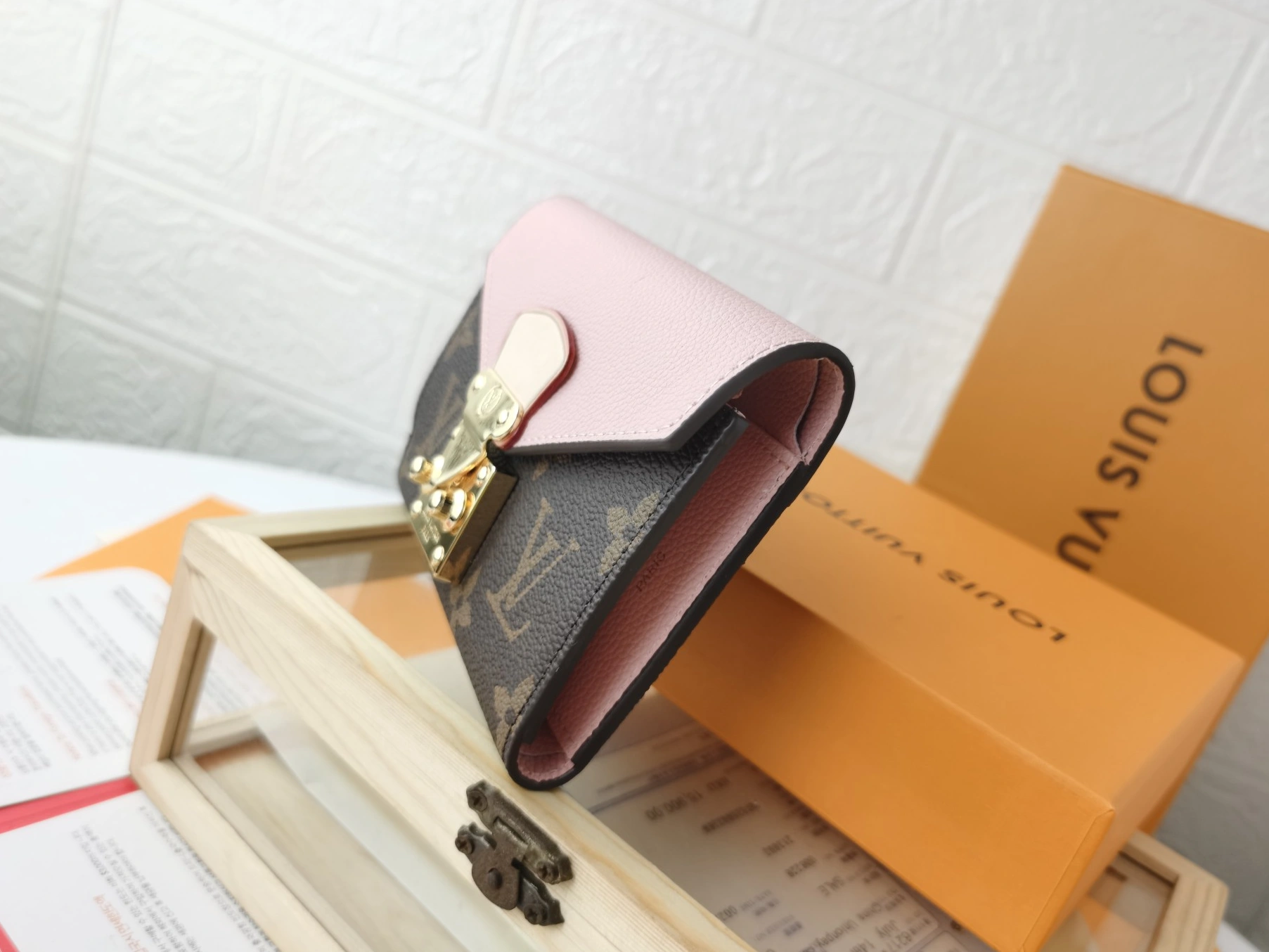 Louis Vuitton LV Card Case For Women Timeless 1156 - Image 4