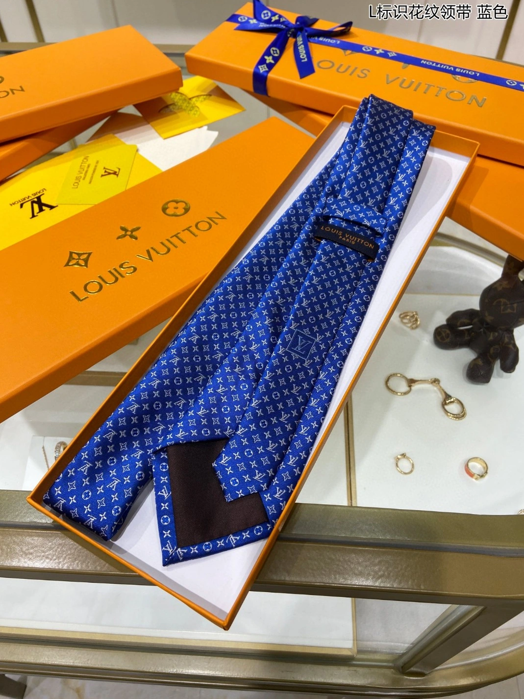 Louis Vuitton LV Necktie For Men DailyWear 5270 - Image 3