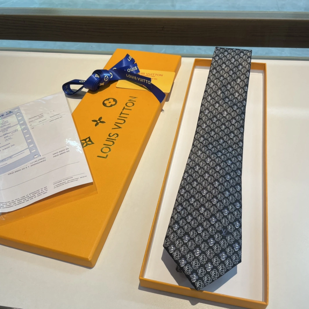 Louis Vuitton LV Necktie For Men Flexible 8191 - Image 7