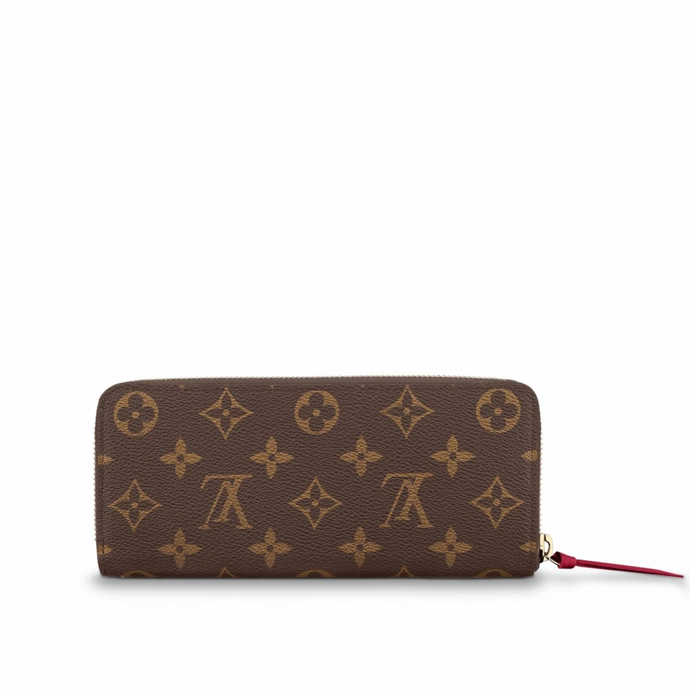 Louis Vuitton Monogram Canvas Clemence Wallet M60742 Fuchsia - Image 5