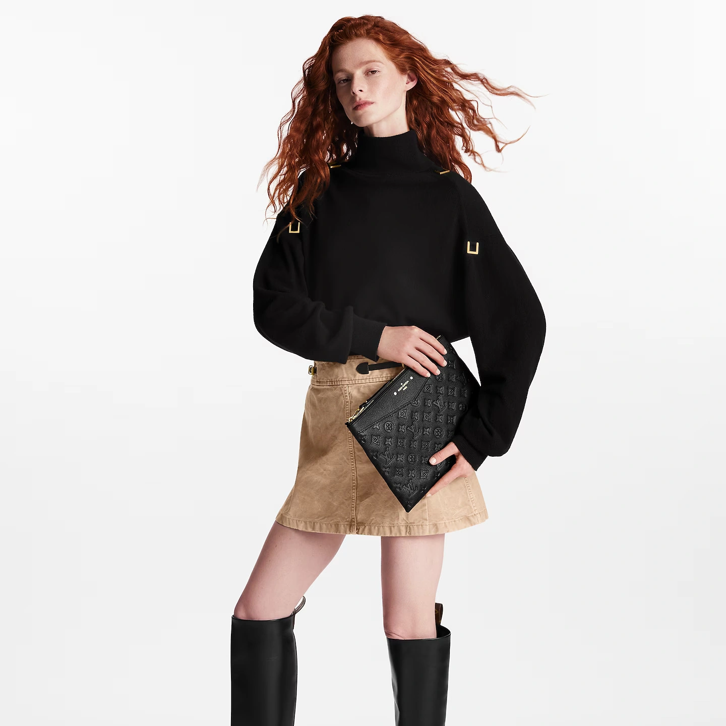 Louis Vuitton Monogram Empreinte Leather M62937 Daily Pouch - Image 3