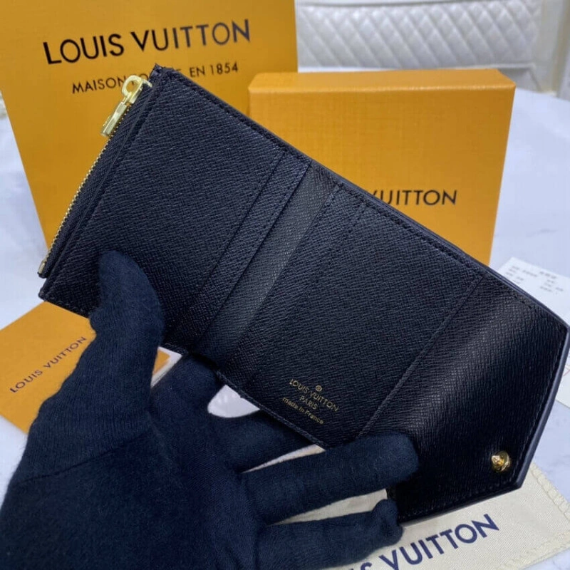 1 flat ba Louis Vuitton Monogram Zoe Wallet - Image 9