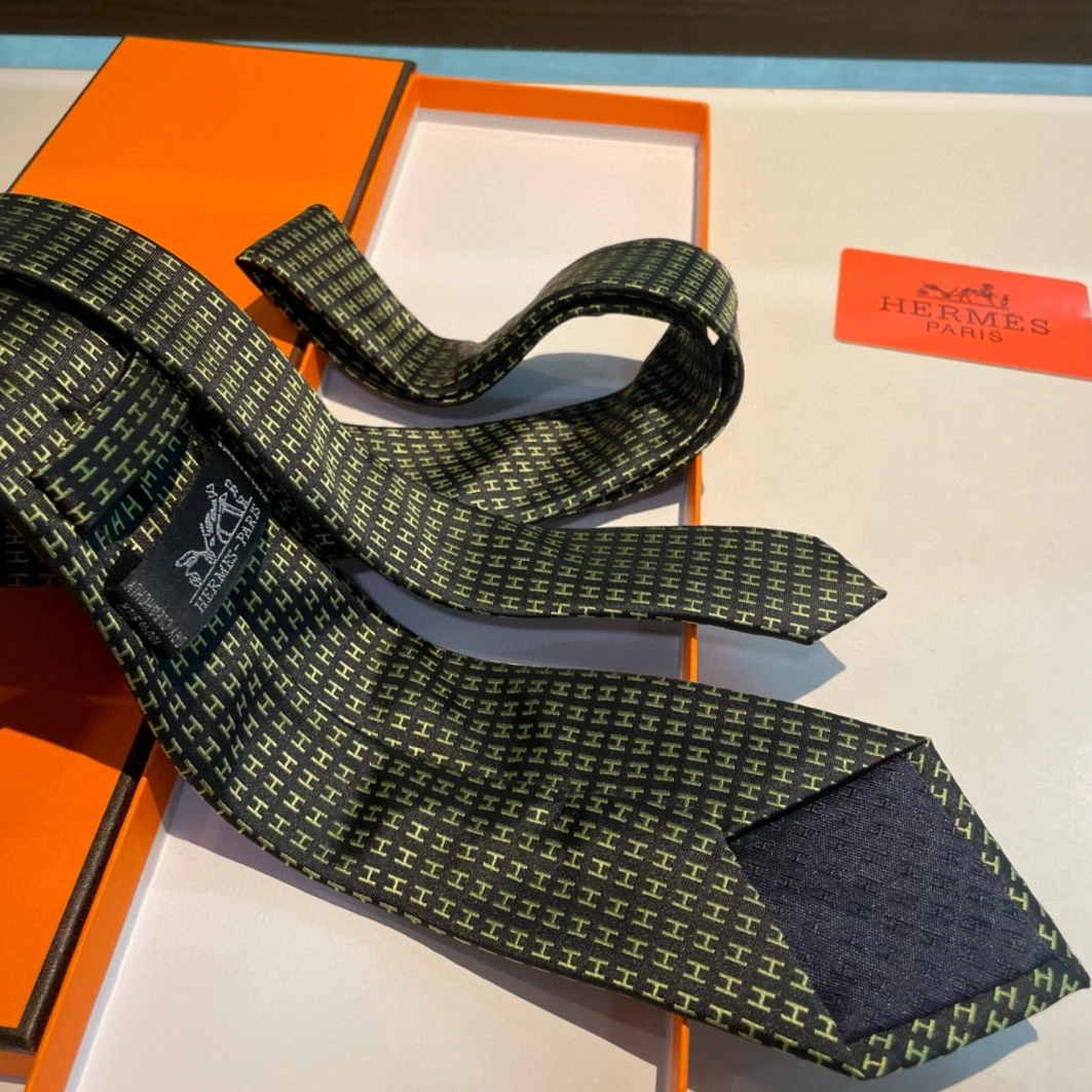Trendy 1753 Hermes Necktie For Men - Image 5