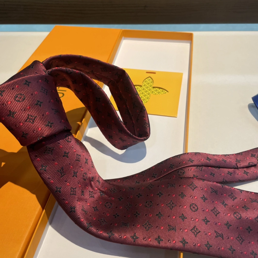 Vibrant 6535 Louis Vuitton LV Necktie For Men - Image 3