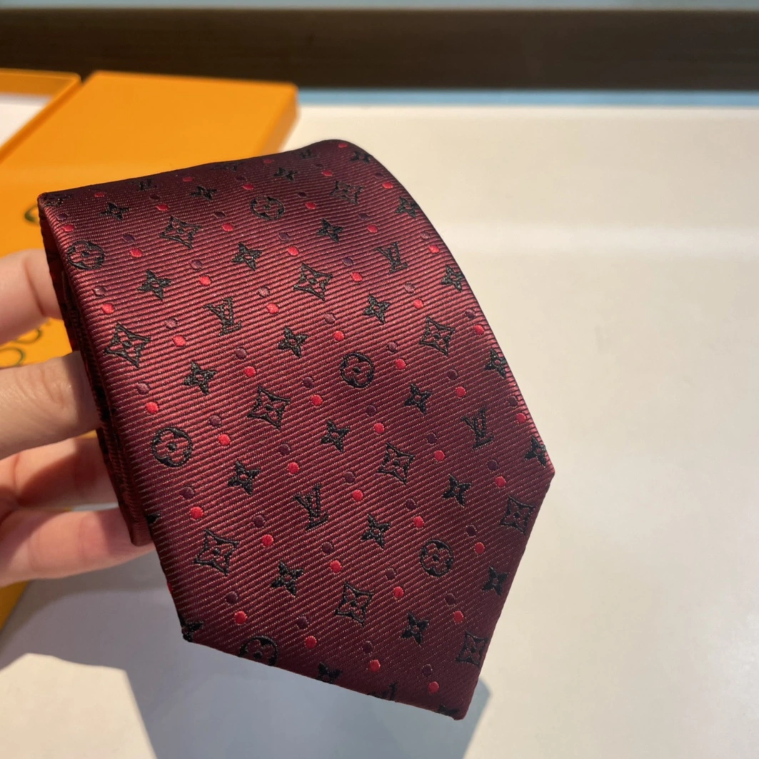 Vibrant 6535 Louis Vuitton LV Necktie For Men - Image 4