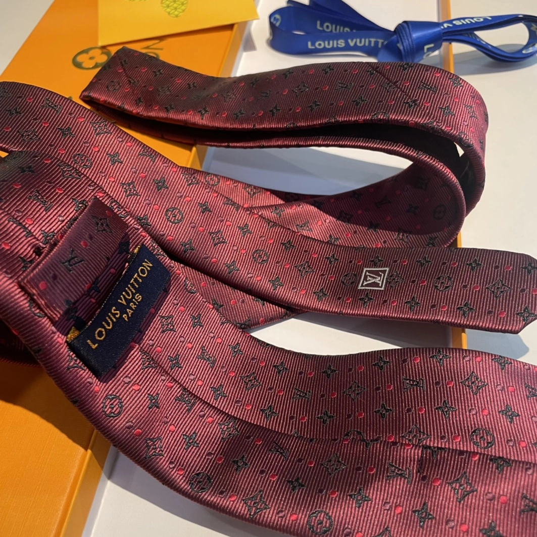 Vibrant 6535 Louis Vuitton LV Necktie For Men - Image 5