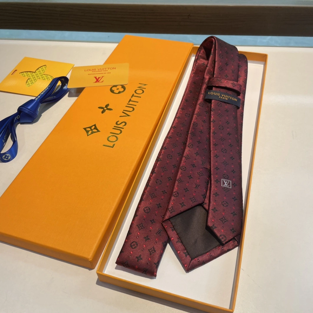 Vibrant 6535 Louis Vuitton LV Necktie For Men - Image 7