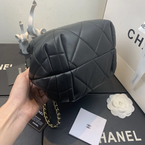 CHANEL SMALL DRAWSTRING BAG AllSeason 266 - Image 8