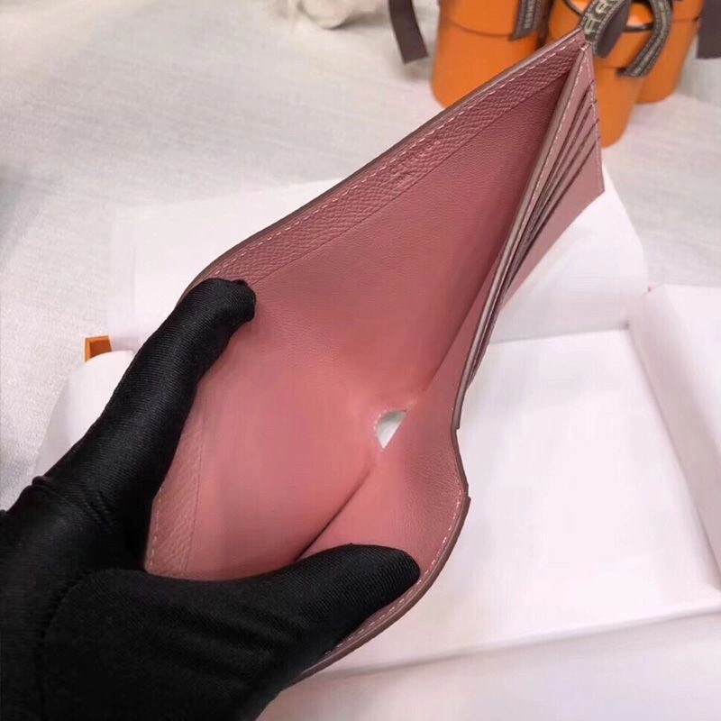 Hermes MC? Copernic Compact Wallet Epsom Calfskin In Pink - Image 4