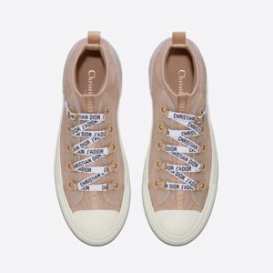 Walk'n'Dior Sneakers Women Cannage Technical Mesh Apricot