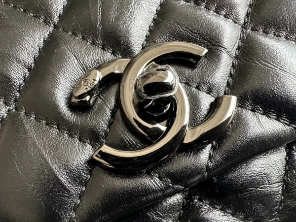 CHANEL LARGE FLAP BAG WITH TOP HANDLE Trendy 970 - Image 5