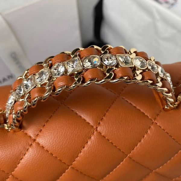 SportInspired CHANEL FLAP BAG WITH TOP HANDLE-21CM 934 - Image 5