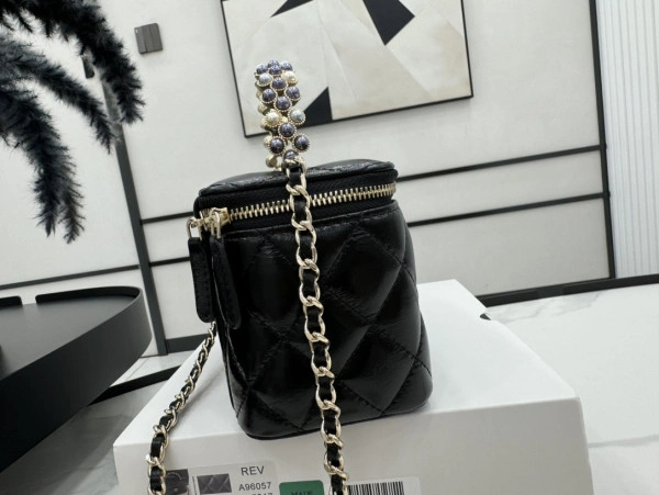 CHANEL SMALL VANITY WITH CHANELASSIC CHAIN-9-17-8cm BestValue 1214 - Image 6