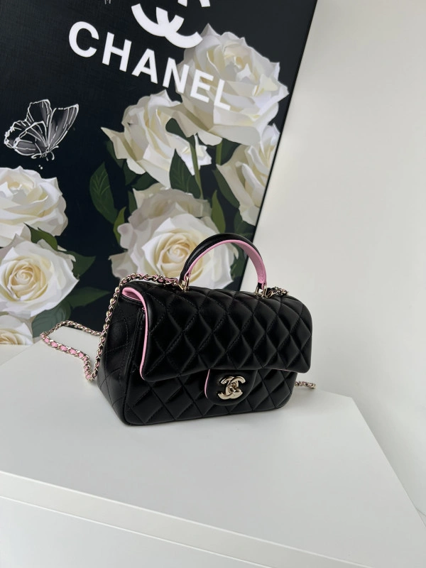 GoodFit CHANEL FLAP BAG WITH TOP HANDLE-20*12*6cm 910 - Image 3